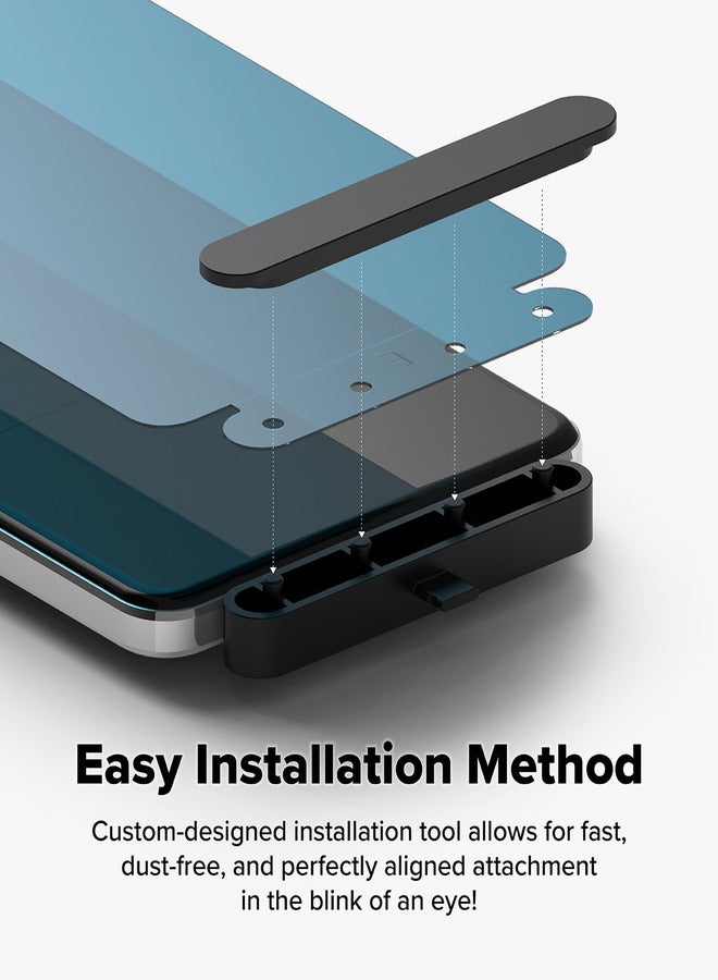 Ringke Dual Easy Film [2 Pack] Compatible with OnePlus 13 Screen Protector, Multi-Layers HD Quality Full Screen Cover Protection Film with Easy Installation tool Clear  - Image 4