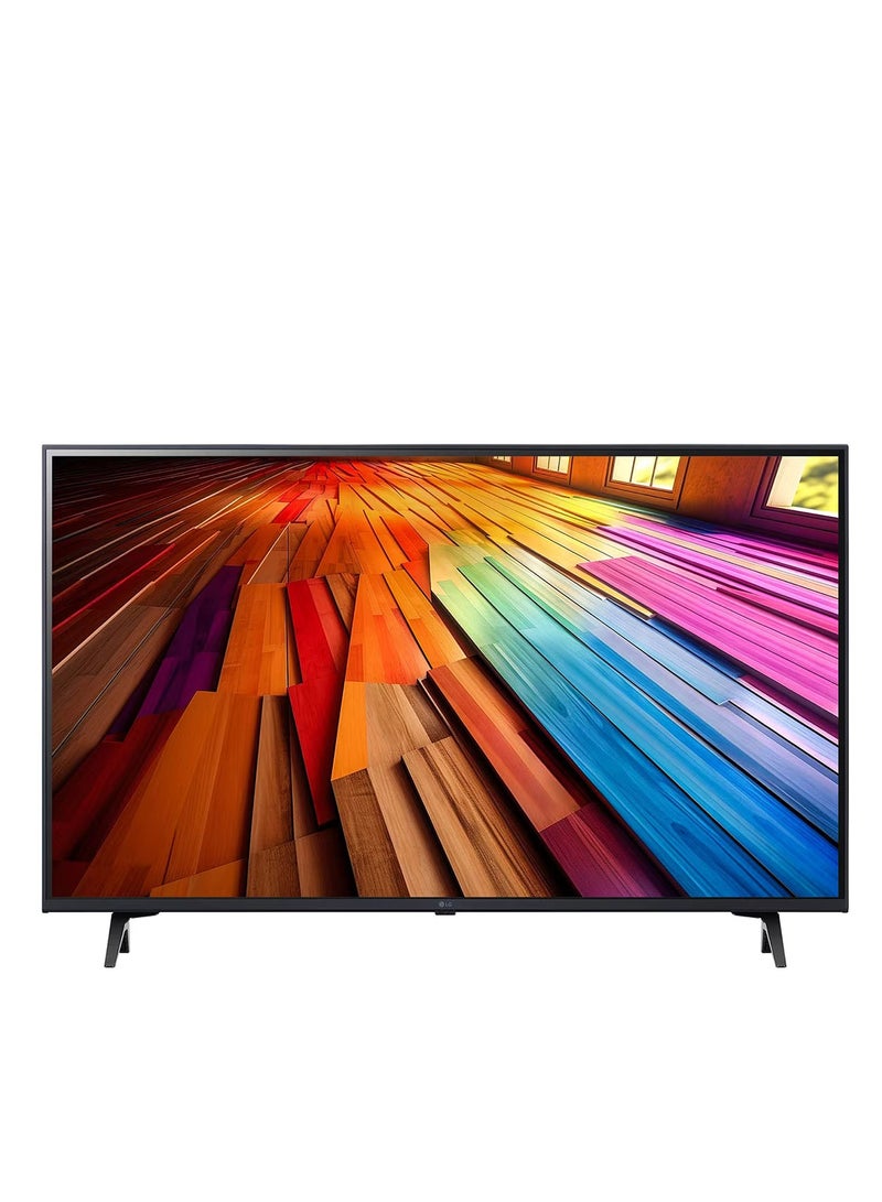 LG 43 Inch LG UHD AI UT80 4K Smart TV AI Magic remote HDR10 webOS24 43UT80006LB Black  - Image 1