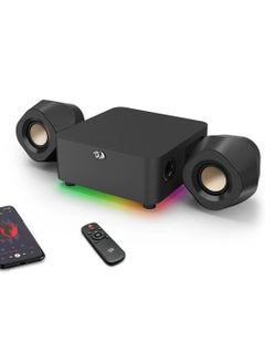 ريدراجون Gaming Speaker GS590 Pro (RGB) 2.1 channel , with Remote Control and 4 Buttons , 22W For PC/ Notebook / Tablet / Mobile Phone  - Image 2