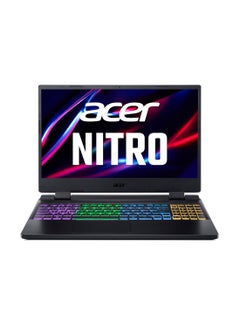 Acer Nitro 5 AN515 Gaming Laptop With 15.6-Inch Display, Core i5-12450H Processor/8GB RAM/512GB SSD/4GB NVIDIA GeForce RTX 2050 Graphics Card/Windows 11 English/Arabic Obsidian Black  - Image 1
