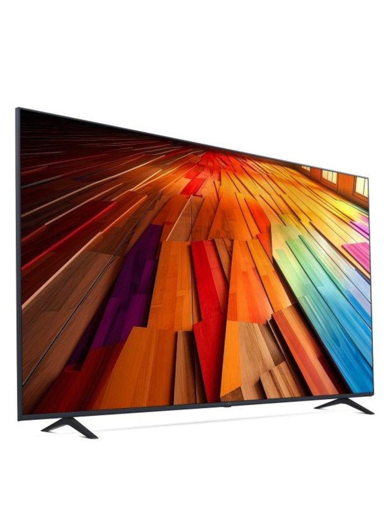 LG - 75 Inch UHD 4K Smart TV  60 Hz 2024 75UT80006LB Black - Image 1