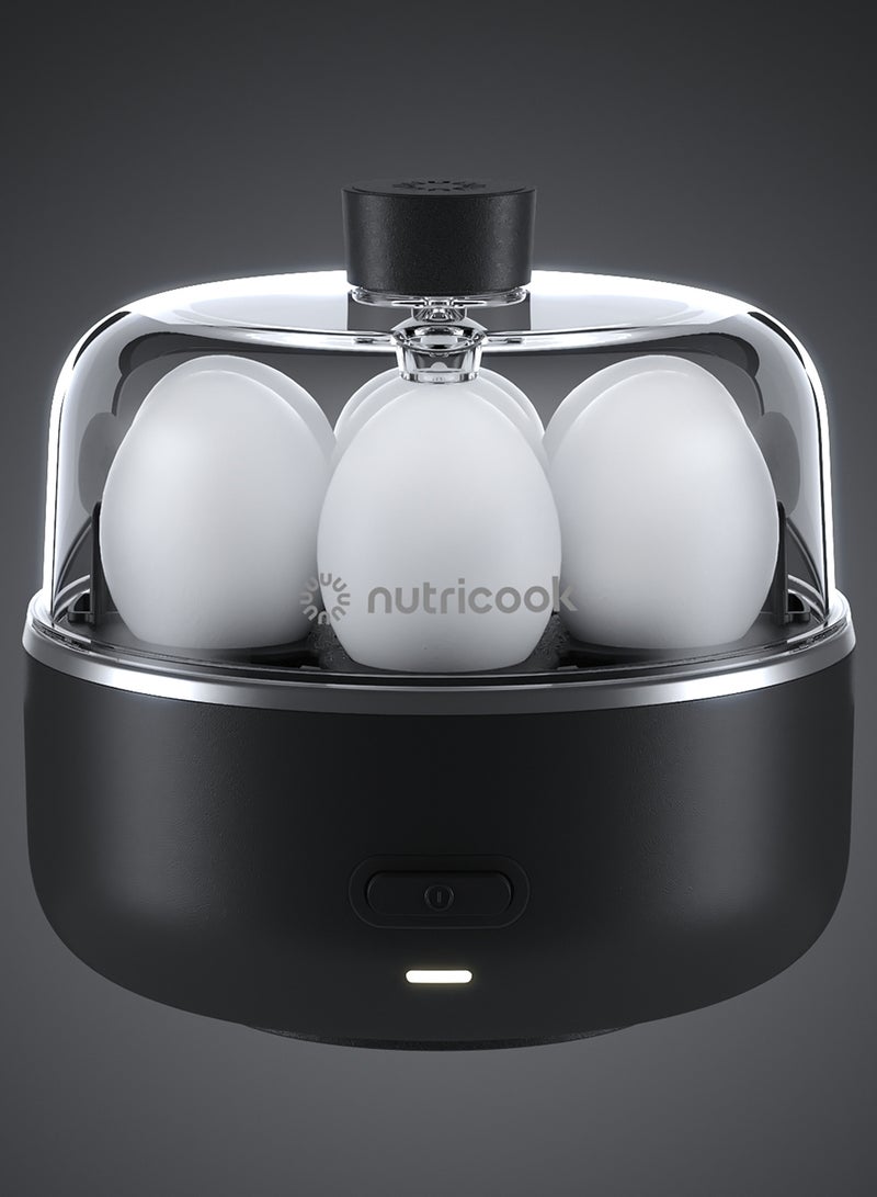 nutricook Eggi, 7 Egg Capacity Electric Egg Cooker for Boiled Eggs, Poached Eggs, Scrambled Eggs, or Omellette with Auto Shut-Off Features - EC207ME, 360 Watts, 2 Years limited Warranty 360 W EC207ME Black  - Image 4