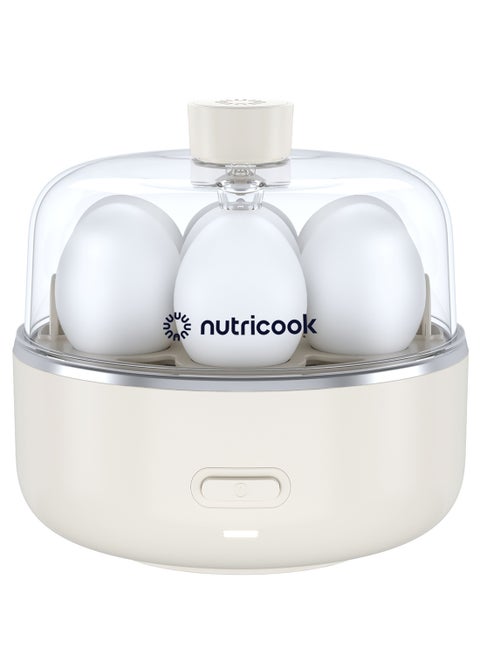 Eggi, 7 Egg Capacity Electric Egg Cooker for Boiled Eggs, Poached Eggs, Scrambled Eggs, or Omellette with Auto Shut-Off Features - EC207ME, 360 Watts, 2 Years limited Warranty 360 W EC207ME Beige
