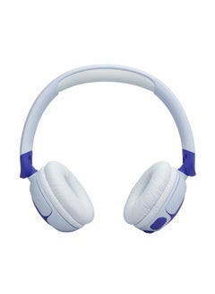 JBL Junior 320BT Wireless On-Ear Kids Headphones - Blue  - Image 3