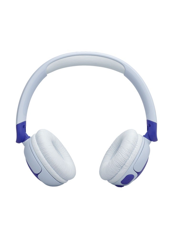 JBL Junior 320BT Wireless On-Ear Kids Headphones - Blue - Image 3