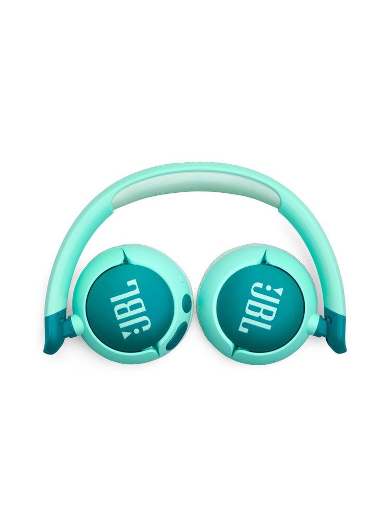 JBL Juinior 320BT Wireless On-Ear Kids Headphones - Green - Image 4