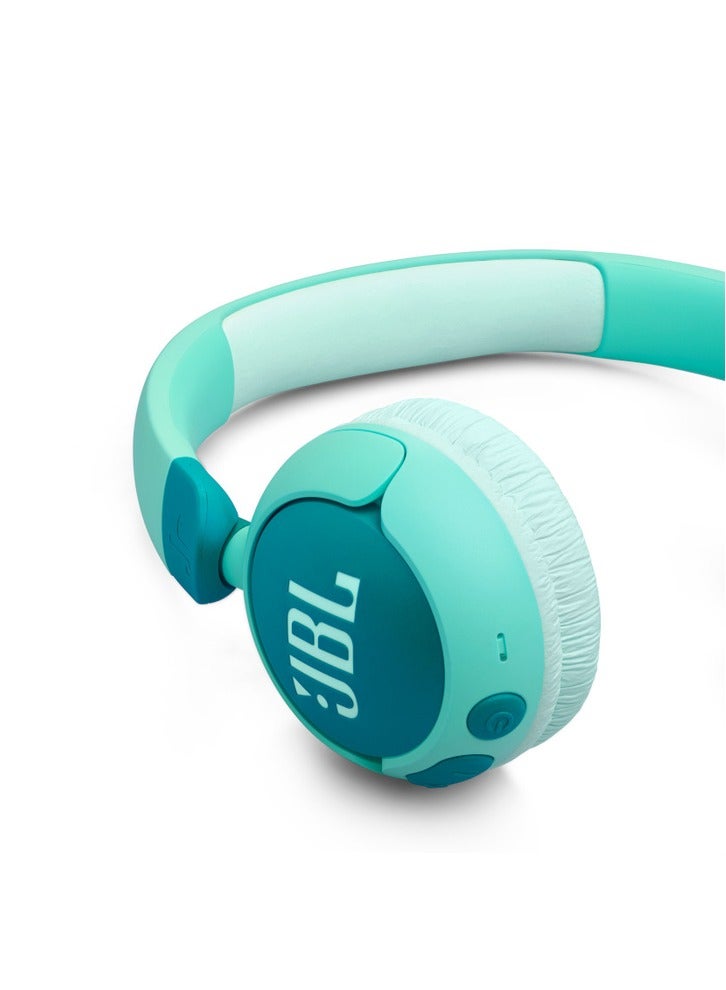 JBL Juinior 320BT Wireless On-Ear Kids Headphones - Green - Image 5