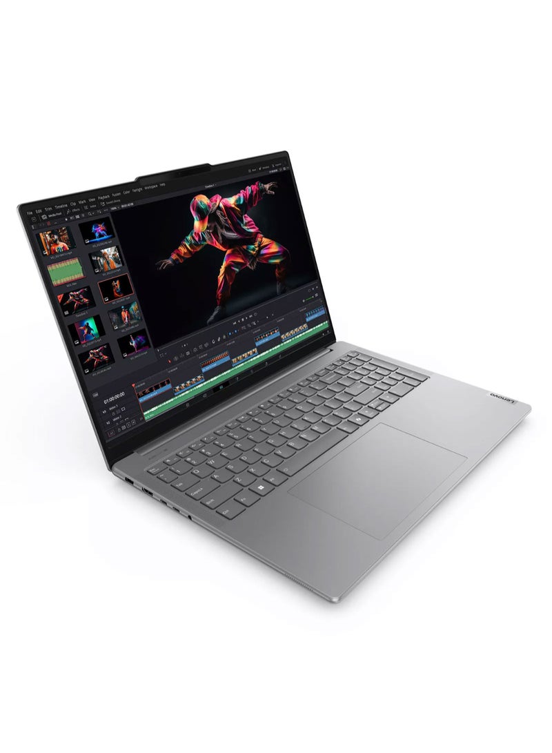 Lenovo - Yoga Pro 9 16IMH9 Laptop With 16-Inch Display, Intel Ultra 9 185H Processor/32GB RAM/2TB SSD/6GB NVIDIA GeForce RTX 4050 Graphics Card/Windows 11 Pro English Luna Grey - Image 1