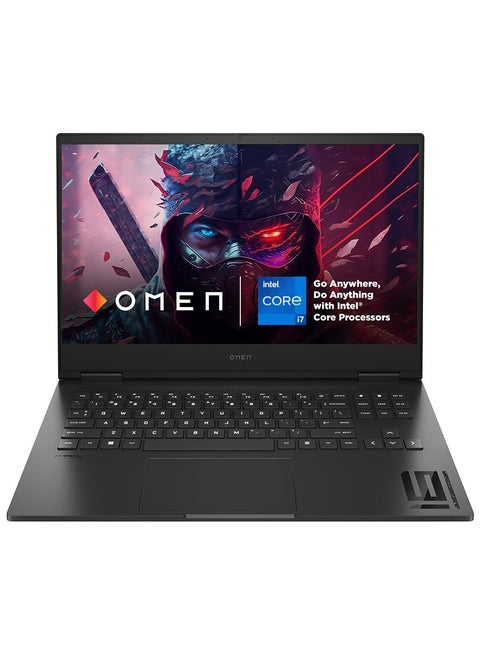 OMEN Gaming (Upgraded Version) Laptop 16 With 16.1-Inch FHD Display, Core i7-14650HX Processor/32GB RAM/1TB SSD/NVIDIA GeForce RTX 4060 Graphics Card/Windows 11 English/Arabic Black