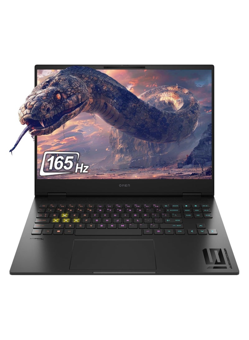 HP OMEN Gaming (Upgraded Version) Laptop 16 With 16.1-Inch FHD Display, Core i9-14900HX Processor/32GB RAM/1TB SSD/NVIDIA GeForce RTX 4060 Graphics Card/Windows 11 English/Arabic Black - Image 1