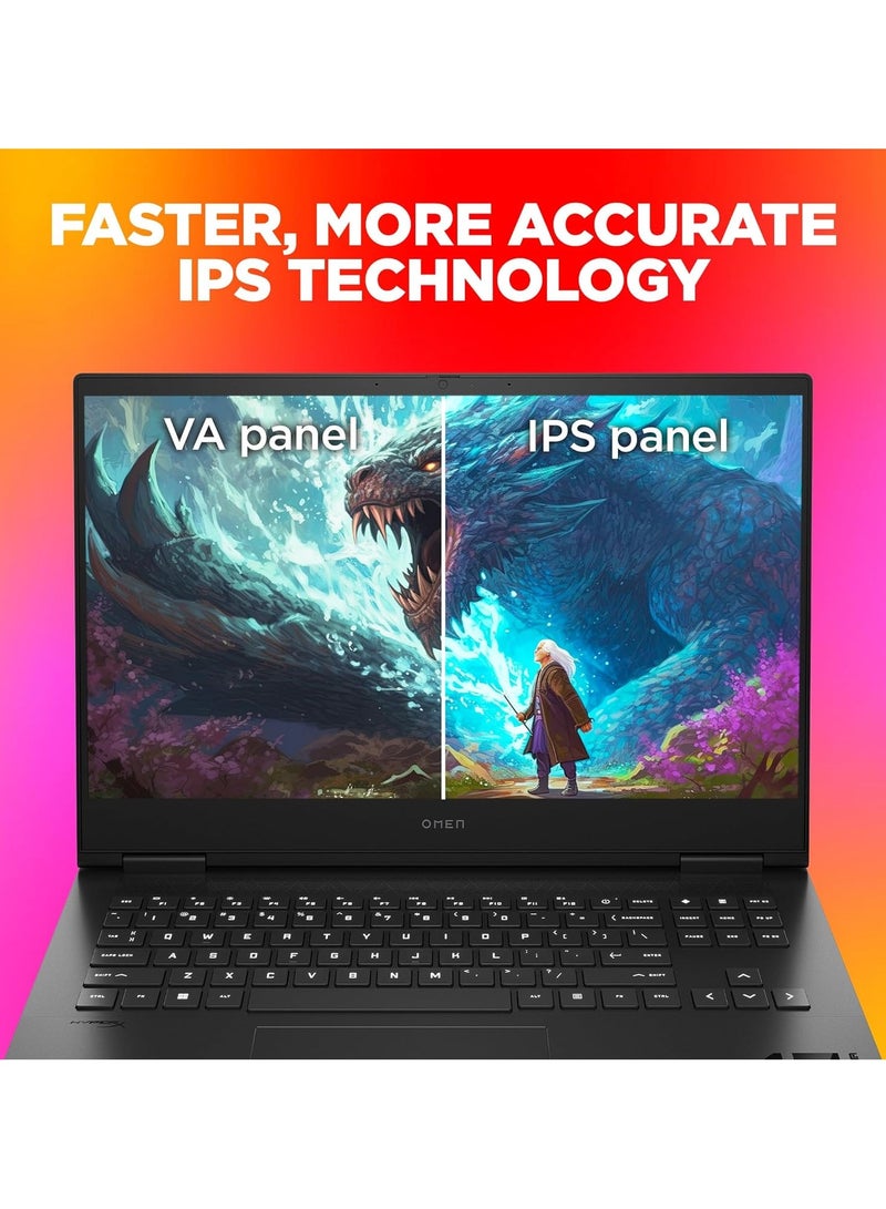 HP OMEN Gaming (Upgraded Version) Laptop 16 With 16.1-Inch FHD Display, Core i9-14900HX Processor/32GB RAM/1TB SSD/NVIDIA GeForce RTX 4060 Graphics Card/Windows 11 English/Arabic Black - Image 5