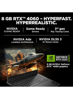 HP OMEN Gaming (Upgraded Version) Laptop 16 With 16.1-Inch FHD Display, Core i7-14650HX Processor/64GB RAM/1TB SSD/NVIDIA GeForce RTX 4060 Graphics Card/Windows 11 English Black  - Image 3