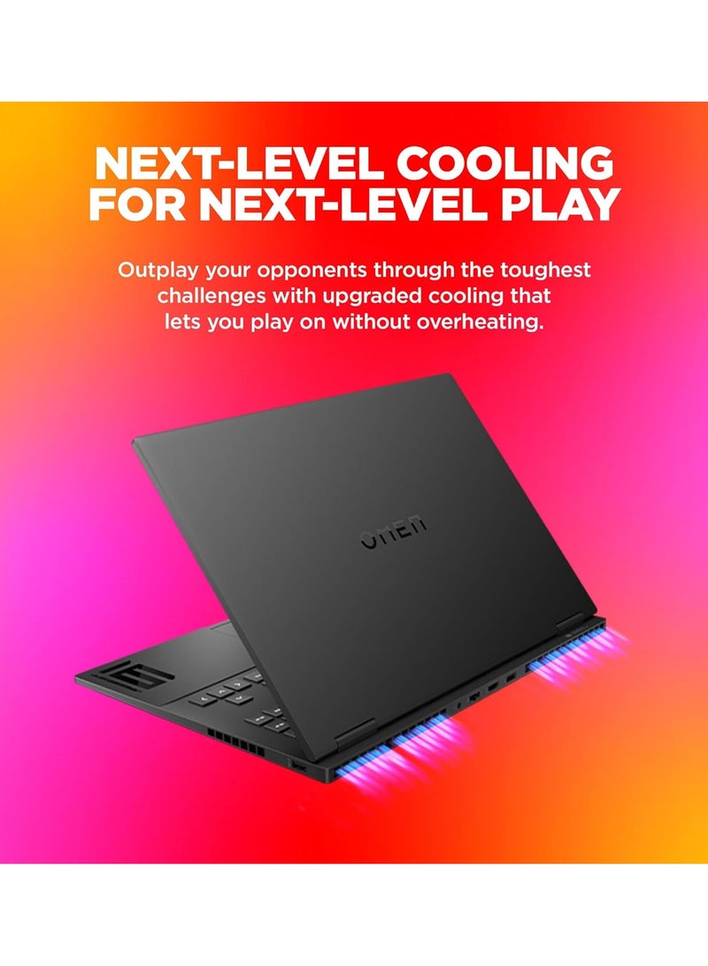 HP - OMEN Gaming (Upgraded Version) Laptop 16 With 16.1-Inch FHD Display, Core i9-14900HX Processor/64GB RAM/1TB SSD/NVIDIA GeForce RTX 4060 Graphics Card/Windows 11 English Black - Image 1