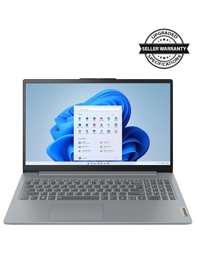 Lenovo 2025 Newest IdeaPad Slim 3i 15 (Upgraded Version) Laptop With 15.6-Inch Display, Intel Core i3-N305 Procesoor/8GB DDR5 RAM/256GB NVME SSD/Intel Iris Xe Graphics/Windows 11 English/Arabic Grey  - Image 1