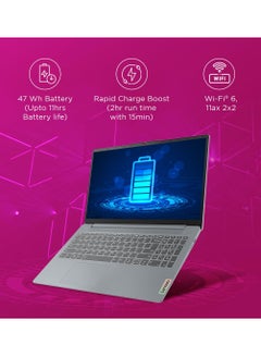 Lenovo 2025 Newest IdeaPad Slim 3i 15 (Upgraded Version) Laptop With 15.6-Inch Display, Intel Core i3-N305 Procesoor/8GB DDR5 RAM/512GB NVME SSD/Intel Iris Xe Graphics/Windows 11 English/Arabic Grey  - Image 5