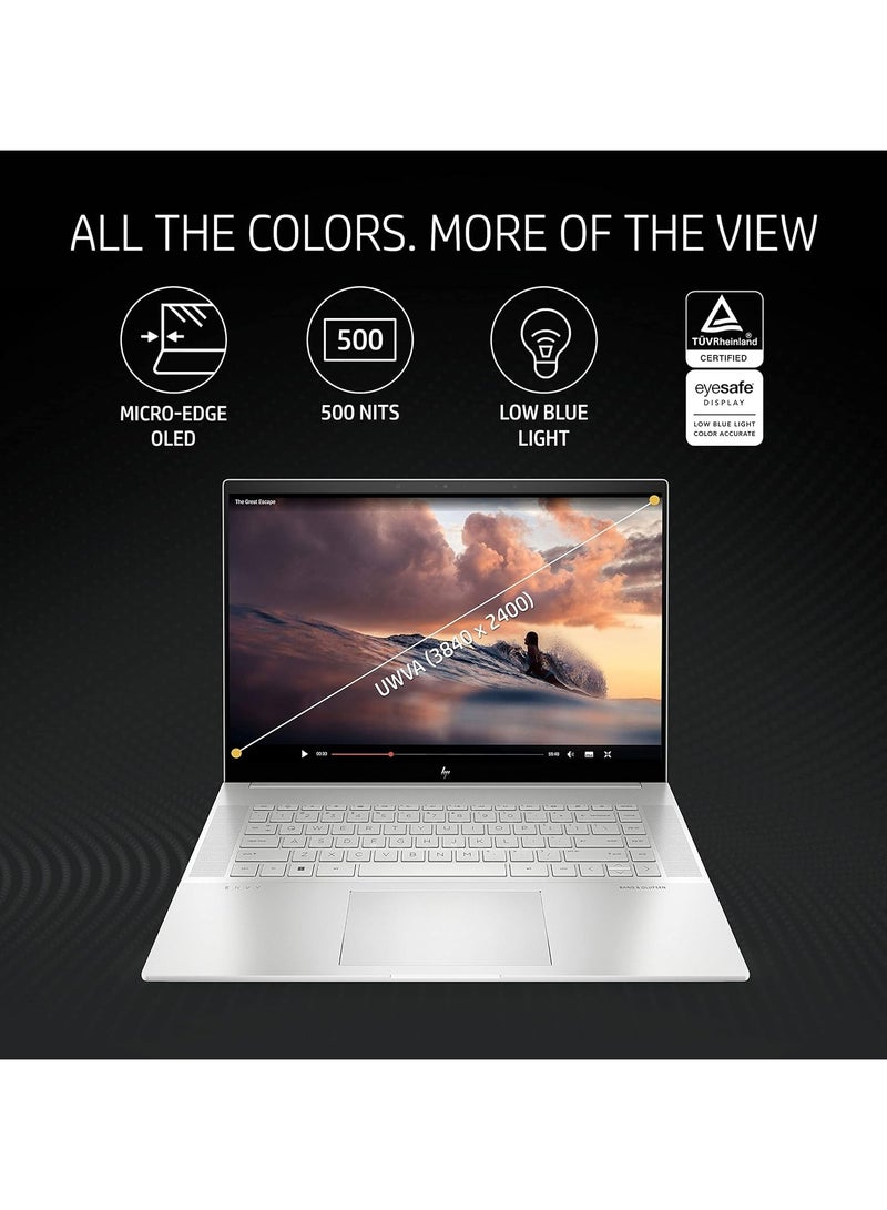 HP - 2025 Newest Slim Envy (Upgraded Version) Laptop With 16-Inch Display, 12th Generation Core i7-12700H Processor/32GB RAM/1TB SSD/Intel ARC Graphics/Windows 11 English Silver - Image 1