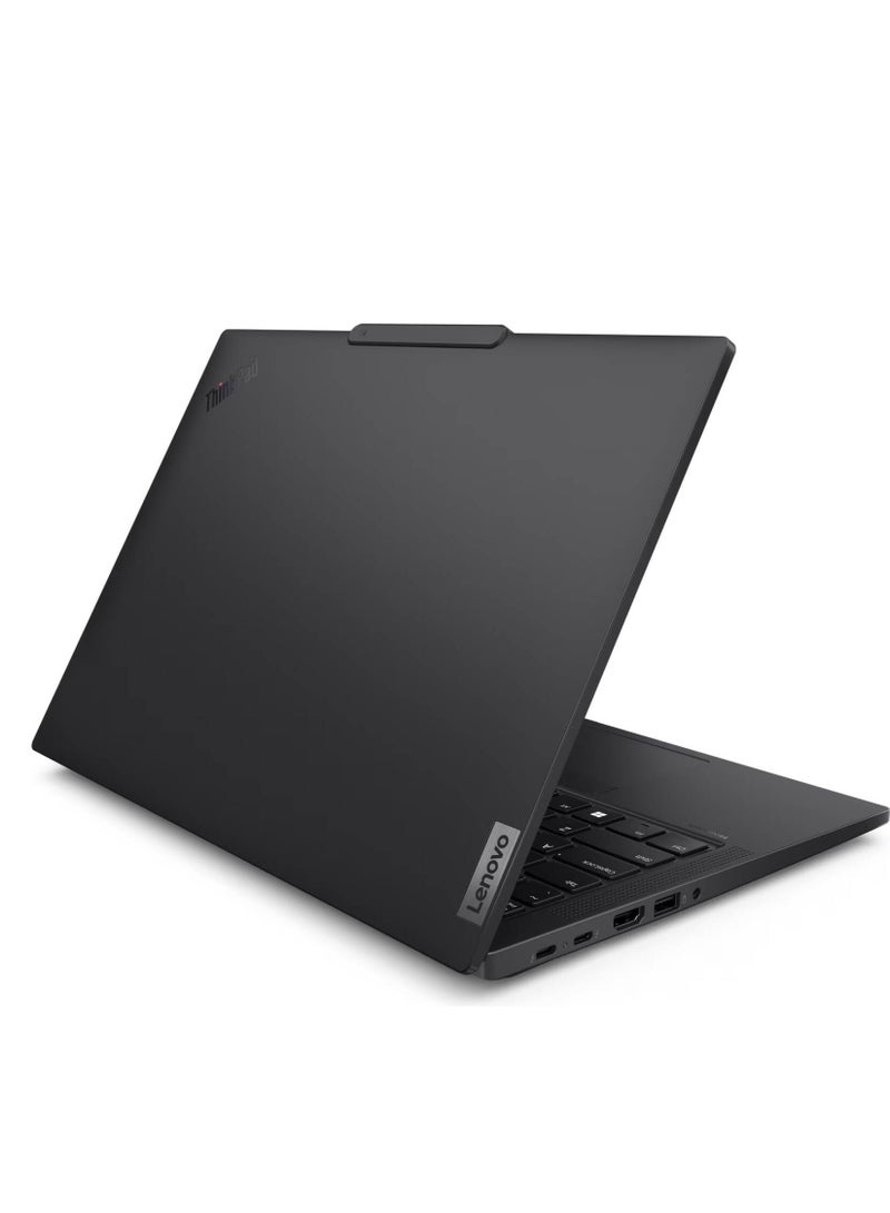 ThinkPad T14 Gen 5 (Upgraded Version) Laptop With 14-Inch WUXGA IPS Display, Core Ultra 7 155U Processor/16GB RAM/512GB SSD/Integrated Graphics/Windows 11 Pro English BLACK
