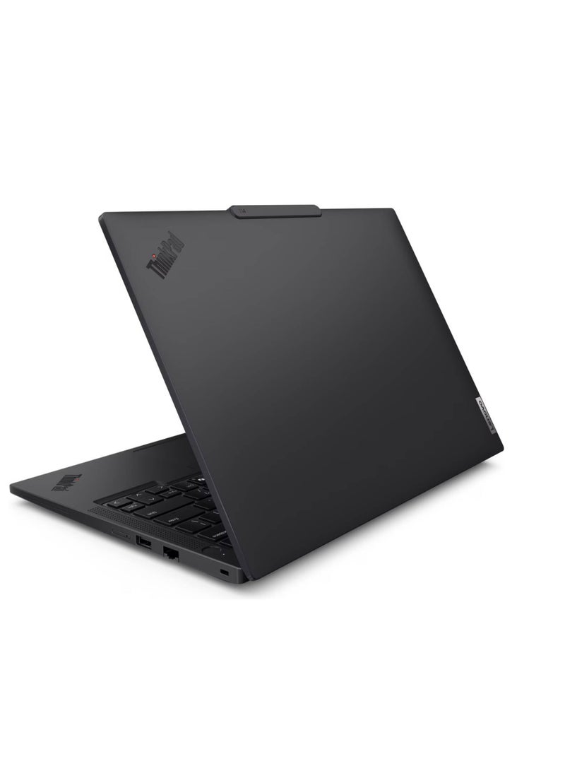 ThinkPad T14 Gen 5 (Upgraded Version) Laptop With 14-Inch WUXGA IPS Display, Core Ultra 7 155U Processor/16GB RAM/512GB SSD/Integrated Graphics/Windows 11 Pro English BLACK