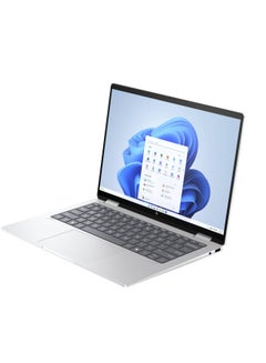 HP Envy X360 4-FA0023 2-In-1 (Upgraded Version) Laptop With 14-Inch WUXGA IPS Touch Display, AMD Ryzen 7 8840HS Processor/16GB RAM/1TB SSD/AMD Radeon Graphics/Windows 11 Home English Glacier Silver  - Image 3