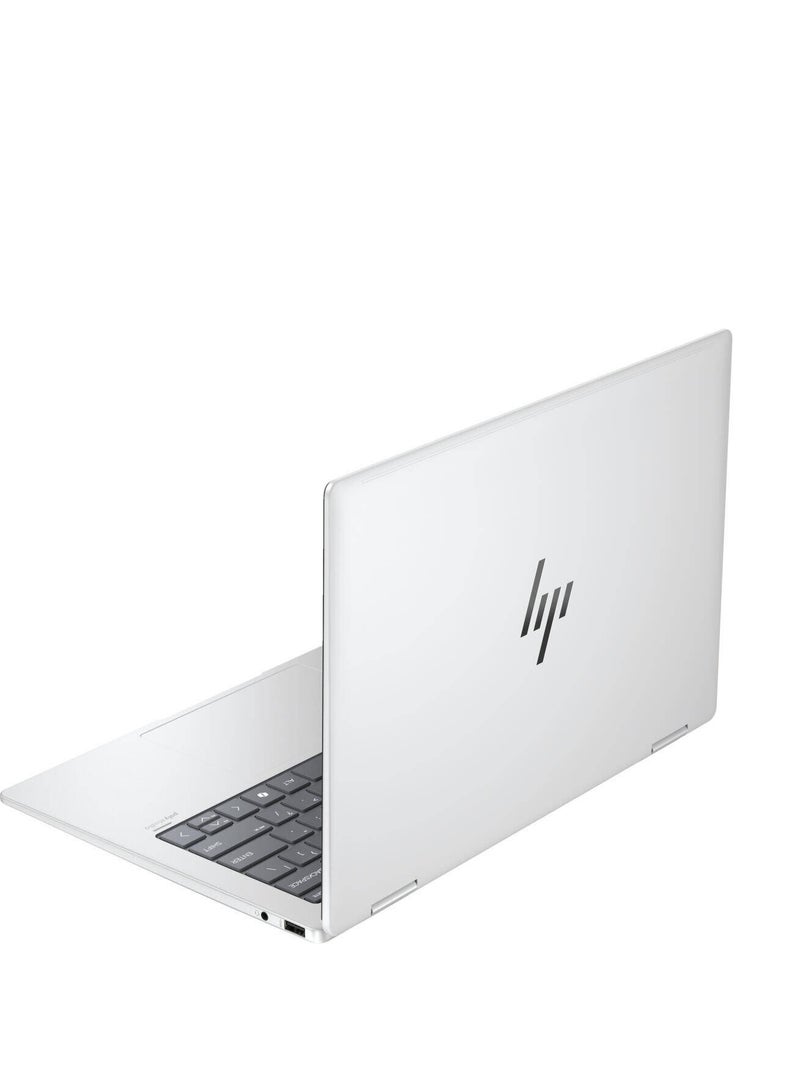 HP - Envy X360 4-FA0023 2-In-1 (Upgraded Version) Laptop With 14-Inch WUXGA IPS Touch Display, AMD Ryzen 7 8840HS Processor/16GB RAM/1TB SSD/AMD Radeon Graphics/Windows 11 Home English Glacier Silver - Image 1
