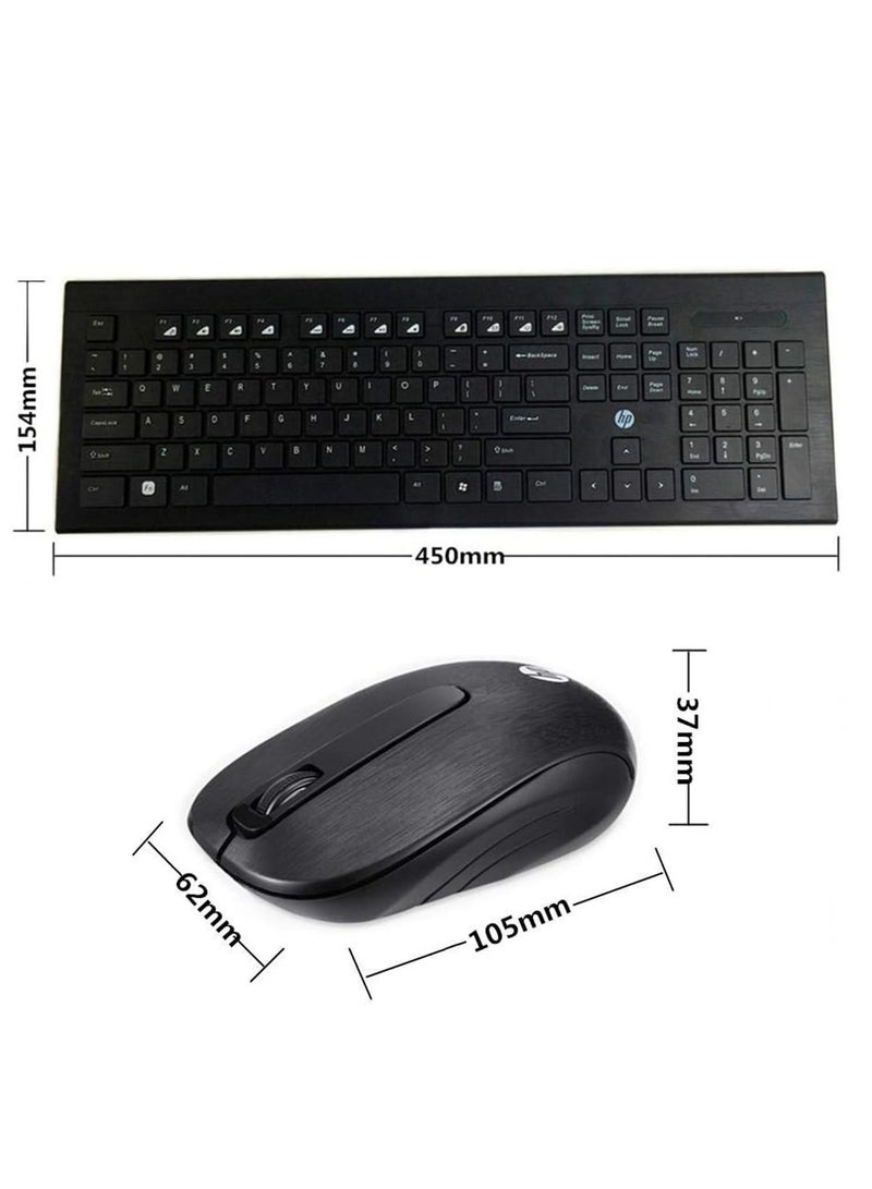 HP CS300 Wireless Keyboard and Mouse - Black - Image 2