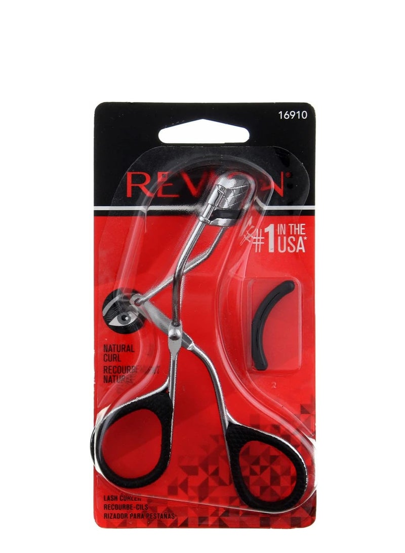 ريفلون Extra Curl Eyelash Curler 1 ea (Pack of 2) Silver/black - Image 1