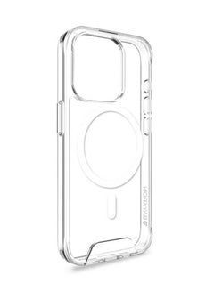 Baykron Smart Slim Bumper Case with Magsafe for iPhone 15 Pro Max Clear Transparent  - Image 2