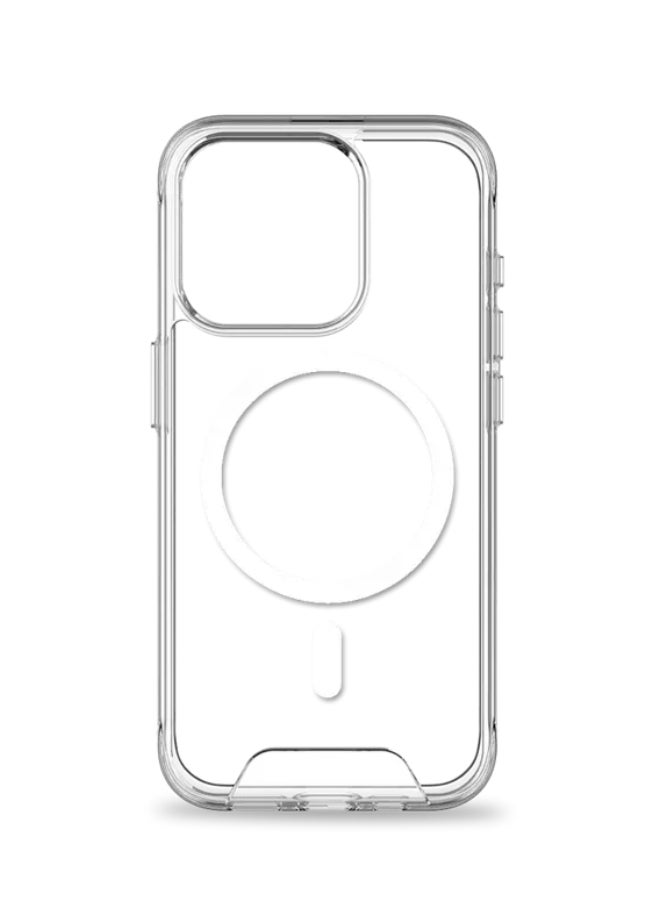 Baykron Smart Slim Bumper Case for iPhone 15 Pro Clear Transparent - Image 1