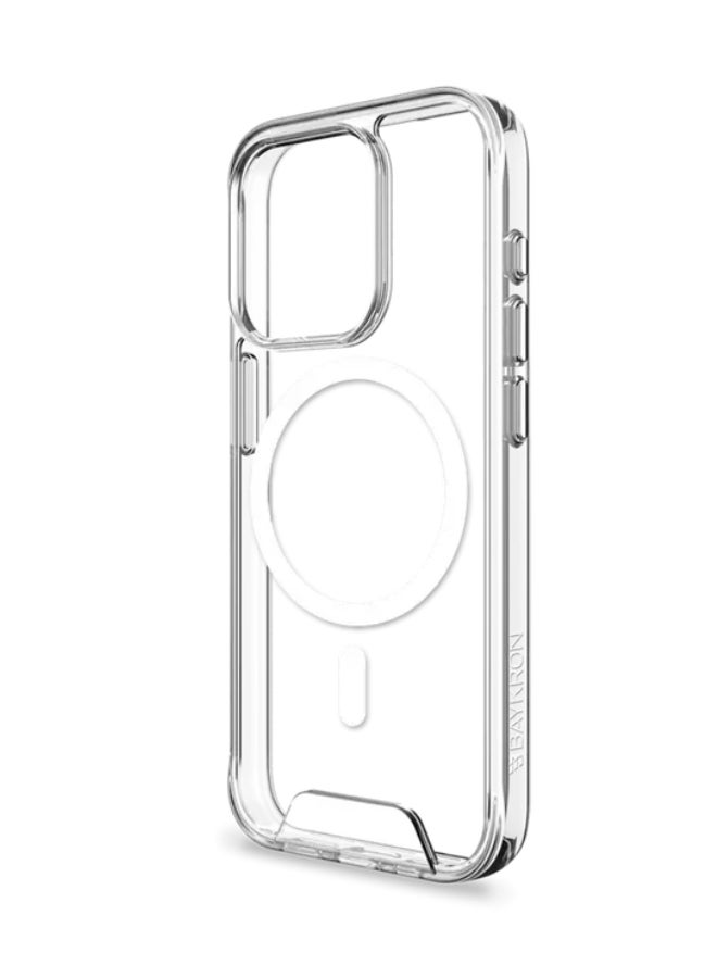 Baykron Smart Slim Bumper Case for iPhone 15 Pro Clear Transparent - Image 3