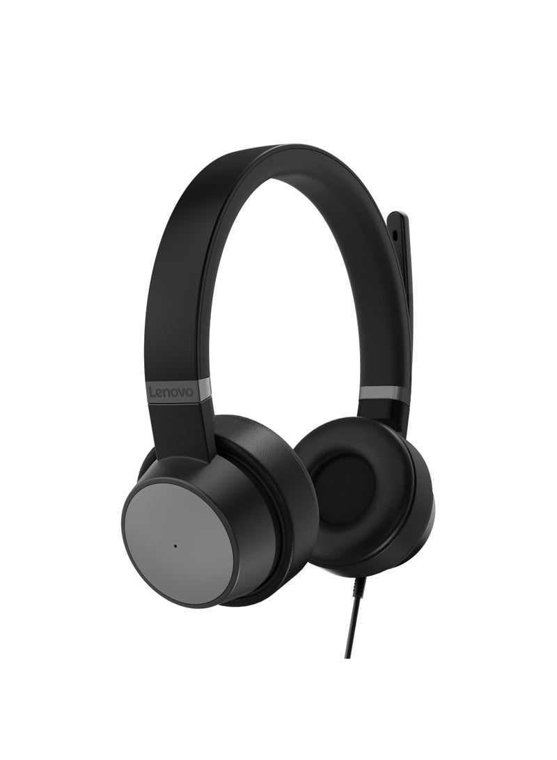 Lenovo Go Wired Headset Black  - Image 3