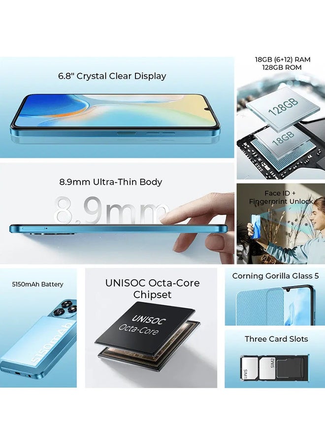 Oukitel - C51 Dual SIM Purple 8+16GB RAM 256GB 4G  - Middle East Version - Image 1