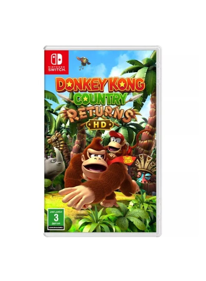 Nintendo Donkey Kong Country Returns HD (KSA Version) - Nintendo Switch  - Image 1