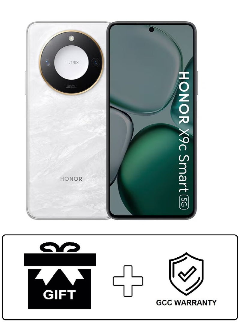 هونور X9c Smart Dual SIM Moonlight White 12GB RAM 256GB 5G With Gift - Middle East Version - Image 1