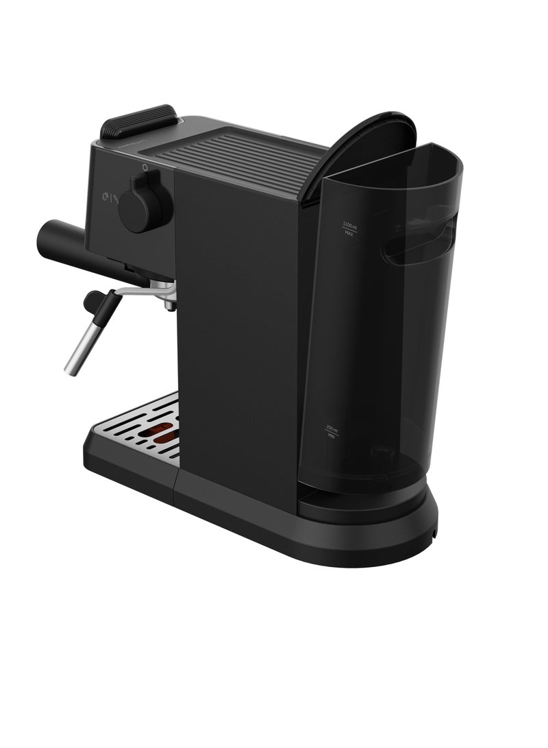 بيكو - Manual Espresso Machine (15 Bar) - Touch Screen - Milk Frother - 1100 ml 1628 W CEP 5302 B Black - Image 1
