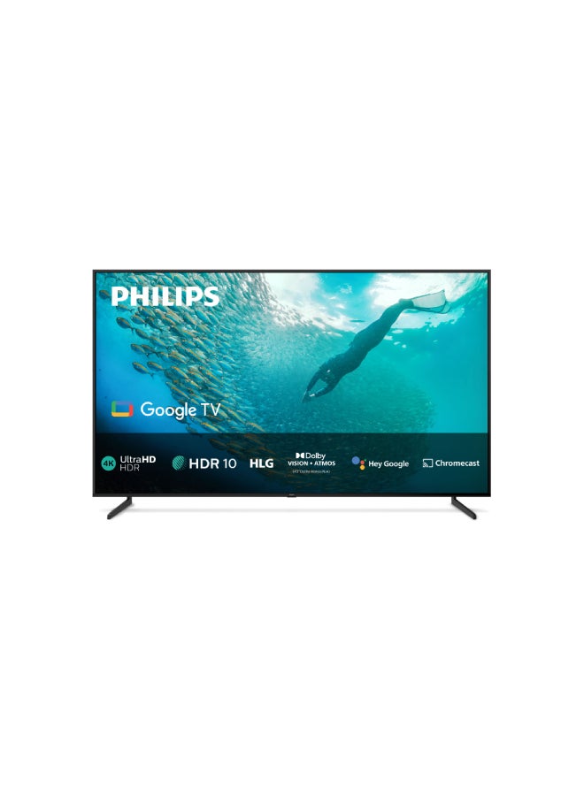 Philips 98 inch 4K UHD LED Google Smart TV 98PUT7129/56 Black 98PUT7129/56 Black - Image 1