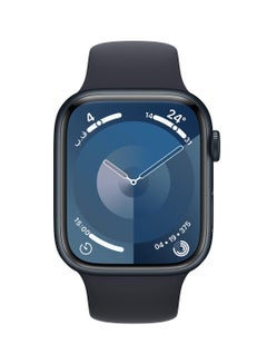 Apple Watch Series 9 GPS 45mm Midnight Aluminium Case with Midnight Sport Band  ML Blue  - Image 2