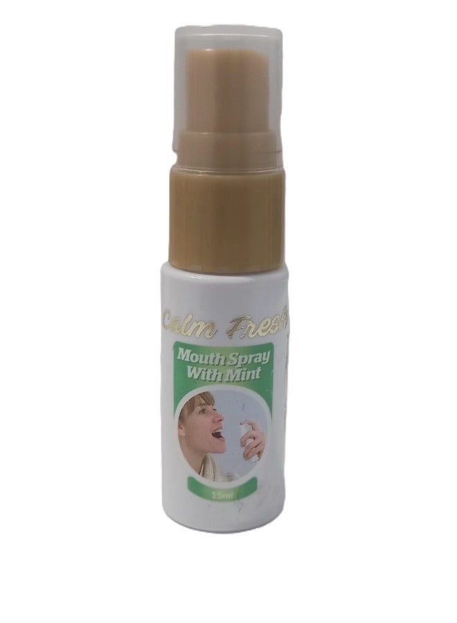 Fresh 2Pcs Calm Fresh Mouth Spray With Mint 15ml - Image 2