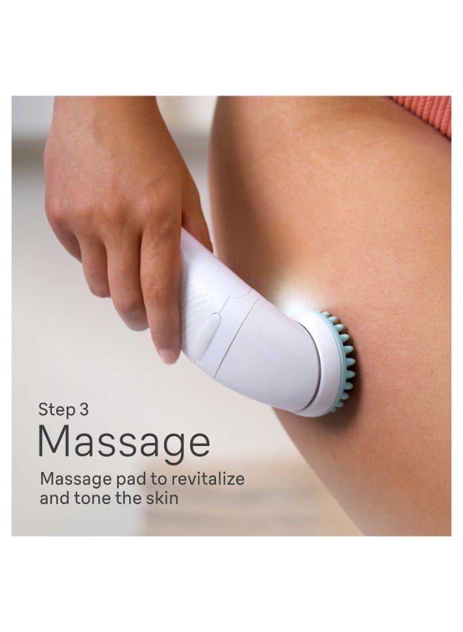 براون Silk-Epil 7, Wide Head, Smart Lights, 40 Microgrip Tweezer, Wet And Dry, Cordless White  - Image 5