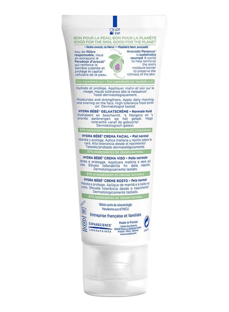 Mustela Hydra Bebe Facial Cream - Image 2