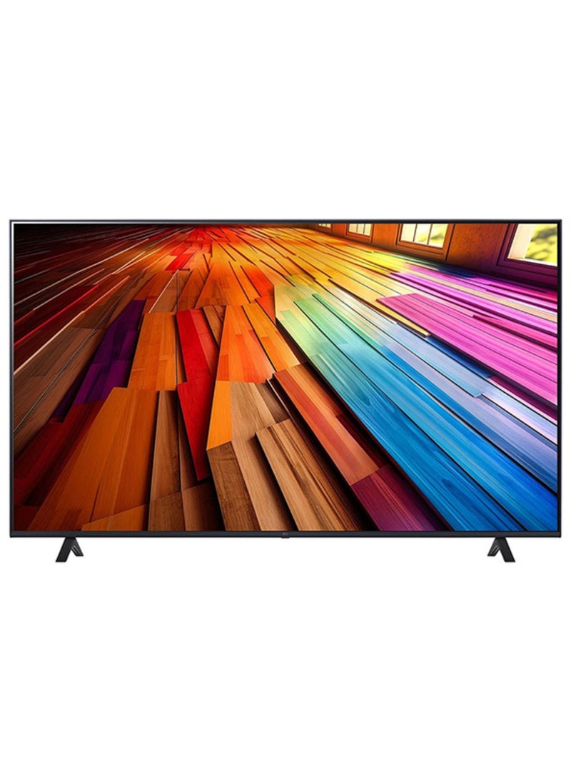 إل جي 65 Inch 4K LED HDR 10 Smart TV | WebOS24 | H AI Sound Pro | AI Sound Pro (Virtual 9.1.2 Up-mix) | Magic Remote included | UT80 series | (2024) - 65UT80006LB Black  - Image 2