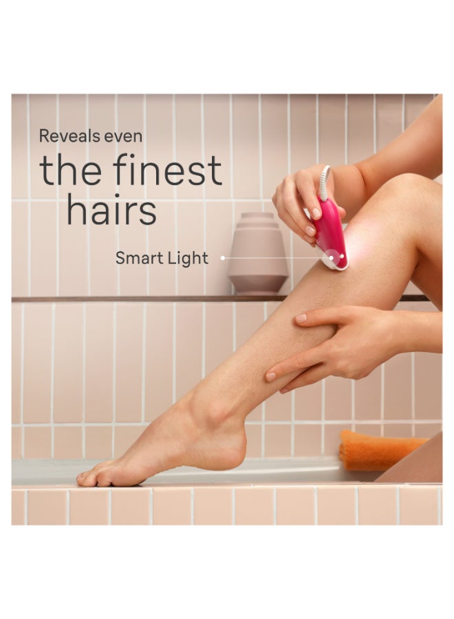 براون Silk-Epil 3, Easy Hair Removal Device, Smart Light, 20 Microgrip Tweezers, Corded Pink  - Image 5