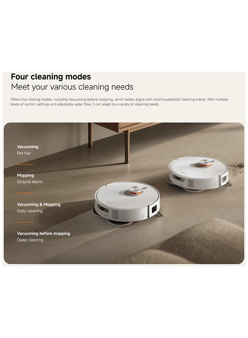 Xiaomi - Mi Robot Vacuum X20 Pro – Ultra-Powerful 7000Pa Suction with Smart LDS Navigation & Mopping (BHR8872EN) – 55 W BHR8872EN White - Image 1