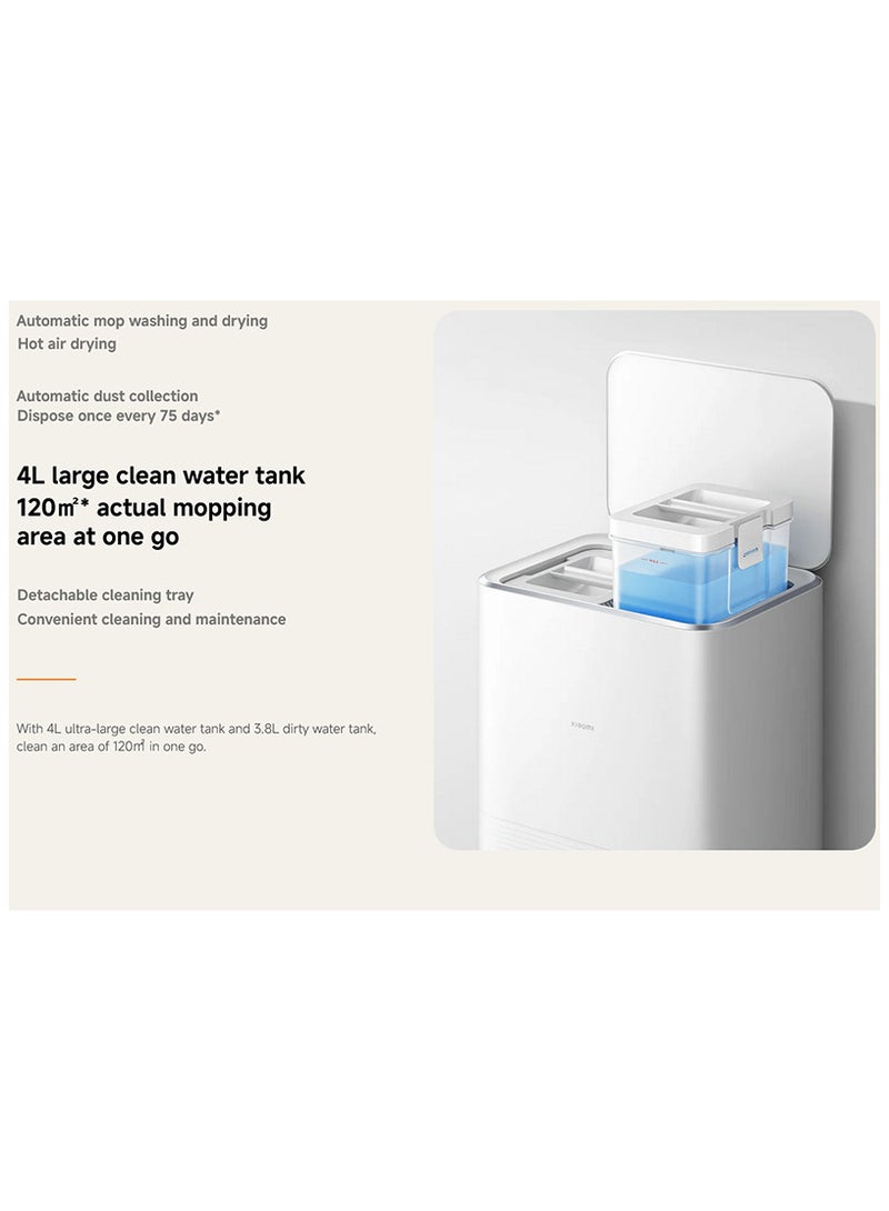 Xiaomi - Mi Robot Vacuum X20 Pro – Ultra-Powerful 7000Pa Suction with Smart LDS Navigation & Mopping (BHR8872EN) – 55 W BHR8872EN White - Image 1