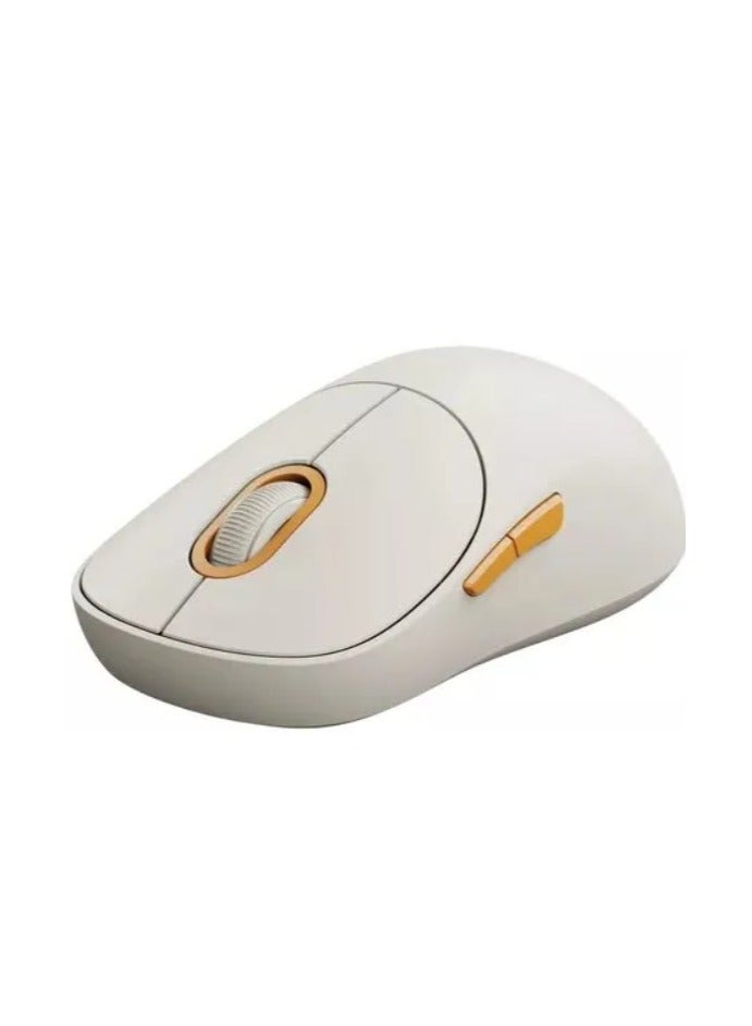 Xiaomi Wireless Mouse 3 | TTC Silent Keys | Dual 2.4GHz And Bluetooth Modes Pairing With Up To 3 Devices | PixArt 1200DPI Precision Sensor | White - Image 2