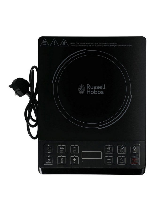 Russell Hobbs Corded Infrared Single Burner Black 45 x 33 x 46.5 cm J12 J12 Black  - Image 1