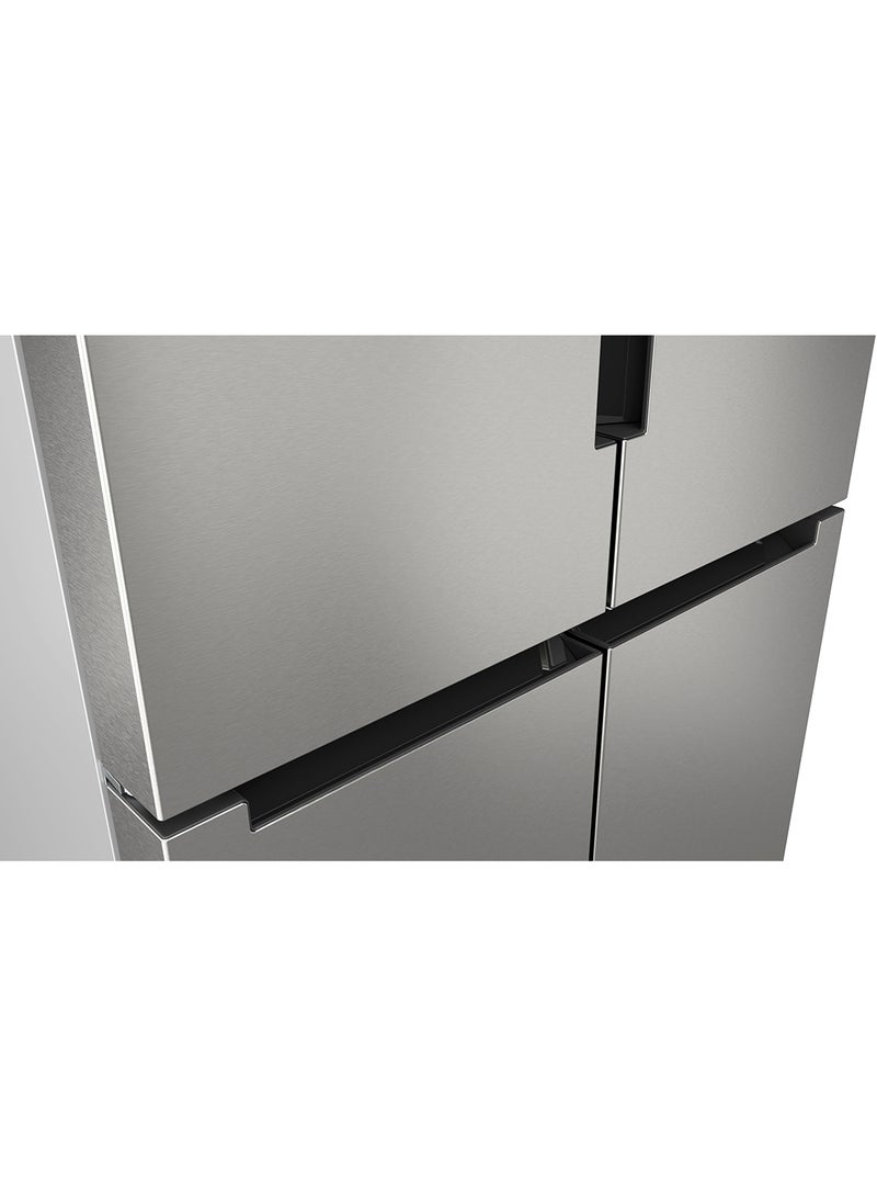 BOSCH - Series 4 French Door Bottom Freezer, VitaFresh Plus Multi Door 183 x 90.5 cm KFN96VPEAG Brushed Steel Anti-Fingerprint - Image 1