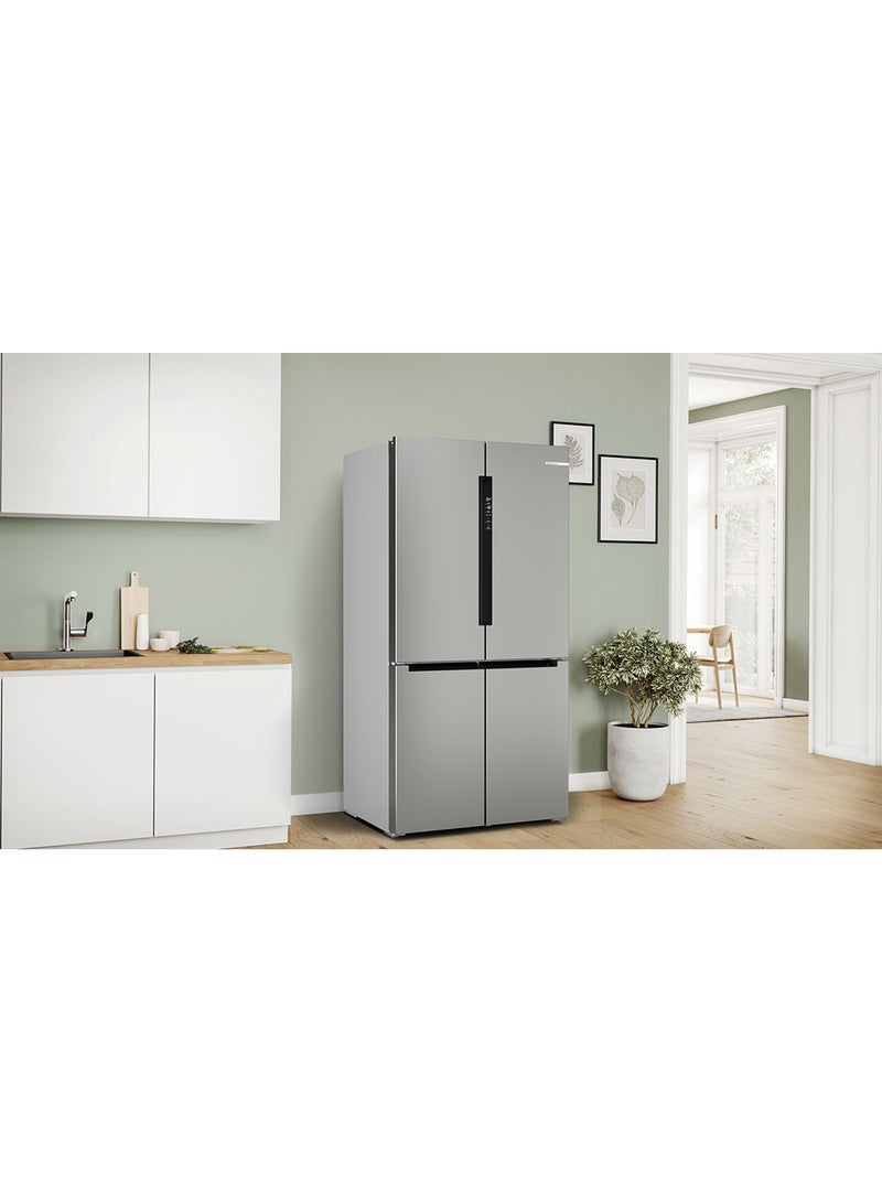 BOSCH - Series 4 French Door Bottom Freezer, VitaFresh Plus Multi Door 183 x 90.5 cm KFN96VPEAG Brushed Steel Anti-Fingerprint - Image 1