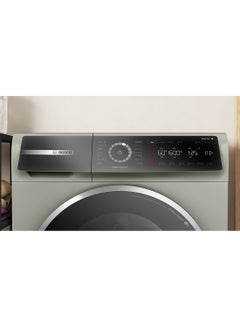 بوش Series 8 Free-Standing Washing Machine, Front loader 10 kg , Home Connect-iService Remote, Remote Monitoring and Control, EcoSilence Drive, 1600 RPM WGB2560XGC Silver Inox  - Image 2