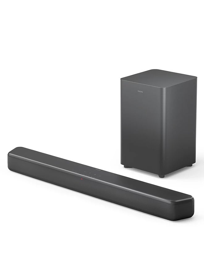 فيليبس Soundbar 2.1Ch With Wireless Subwoofer TAB5309/10 Dark Grey 