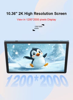 C idea Tablet 10.36 Inch , WIFI Android Tablet Pc with SIM, 2K Screen Educational Tablet with keyboard and Mouse CM10500 Plus Blue  - Image 2